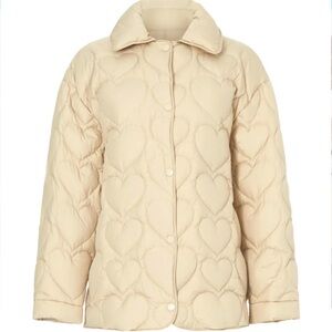Sandro Heart Puffer Jacket